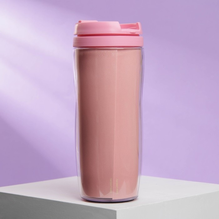 Термостакан со вставкой &laquo;Персиковое 8 марта&raquo;, 350 мл