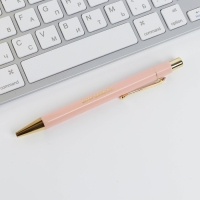 Ручка шариковая синяя паста 0.7 мм «Самой нежной» пластик с тиснением на корпусе Ручка шариковая синяя паста 0.7 мм «Самой нежной» пластик с тиснением на корпусе