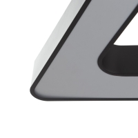 Люстра "Треугольник" LED 36Вт 4000К черный 60х46х70 см BayerLux Люстра "Треугольник" LED 36Вт 4000К черный 60х46х70 см BayerLux