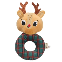 Мягкая погремушка на колечке «Оленёнок», текстиль, в пакете, Крошка Я Мягкая погремушка на колечке «Оленёнок», текстиль, в пакете, Крошка Я