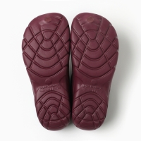 Сабо утепленные, размер 40/41, цвет бордовый