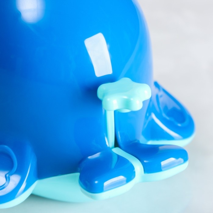 Набор игрушек для ванны &laquo;Кит - брызгалка&raquo;, 5 стаканчиков, цвет МИКС