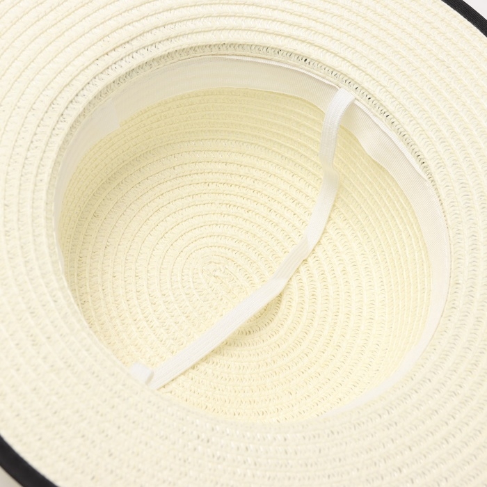 Шляпа для девочки MINAKU Шляпа для девочки MINAKU "Леди", размер 52-54, цвет экрю