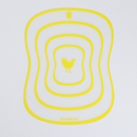 Набор досок разделочных гибких Доляна &laquo;Ассорти&raquo;, 4 шт, 20&times;14,7 см, цвет ассорти