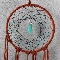 Ловец снов "Кристалл бирюза" 40х13 см