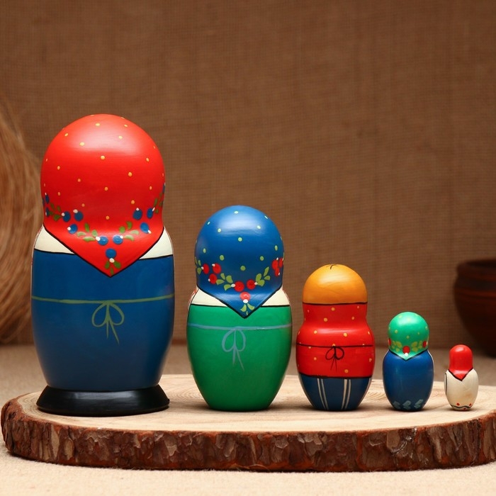 Матрёшка &laquo;Старорусская Матрёшка&raquo;, 5 кукольная, люкс