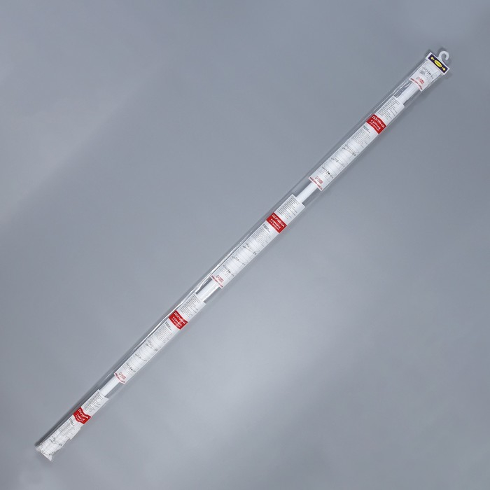 Карниз для ванной Доляна, телескопический, d=3,2 см, 140-260 см, цвет белый