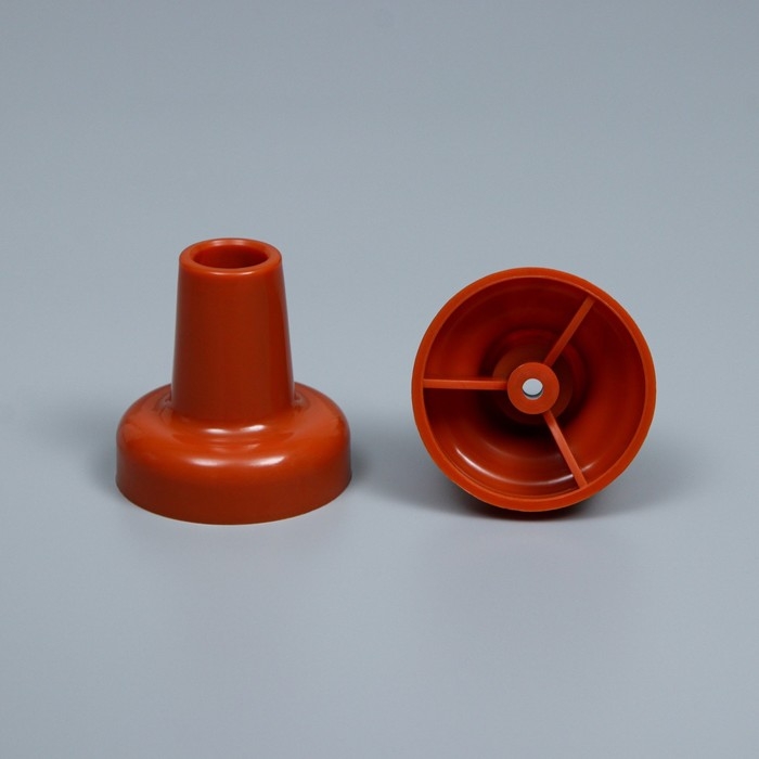 Карниз двухрядный, ширина 180 см, d=28 мм, пластиковые элементы, цвет черешня