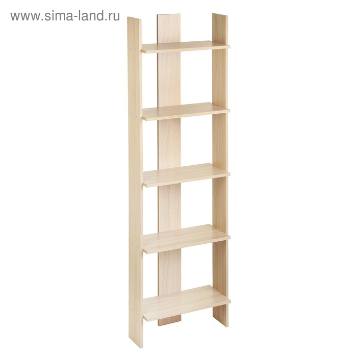 Стеллаж малый 580х250х1800 Ясень шимо светлый