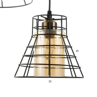 Светильник BayerLux "Румпи" 3хЕ27 40Вт чёрный Светильник BayerLux "Румпи" 3хЕ27 40Вт чёрный