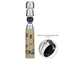 Термос, 1 л, Гильза Камуфляж "Мастер К", 1 л, с двумя кружками, сохраняет тепло до 12 ч Термос, 1 л, Гильза Камуфляж "Мастер К", 1 л, с двумя кружками, сохраняет тепло до 12 ч