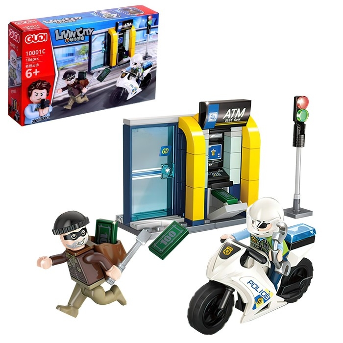 Конструктор &laquo;Полиция. Жулики&raquo;, цвет МИКС