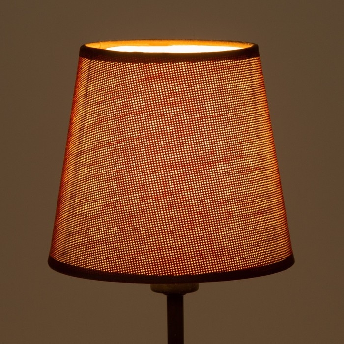 Абажур E14 кофе 15х15х13 см Абажур E14 кофе 15х15х13 см