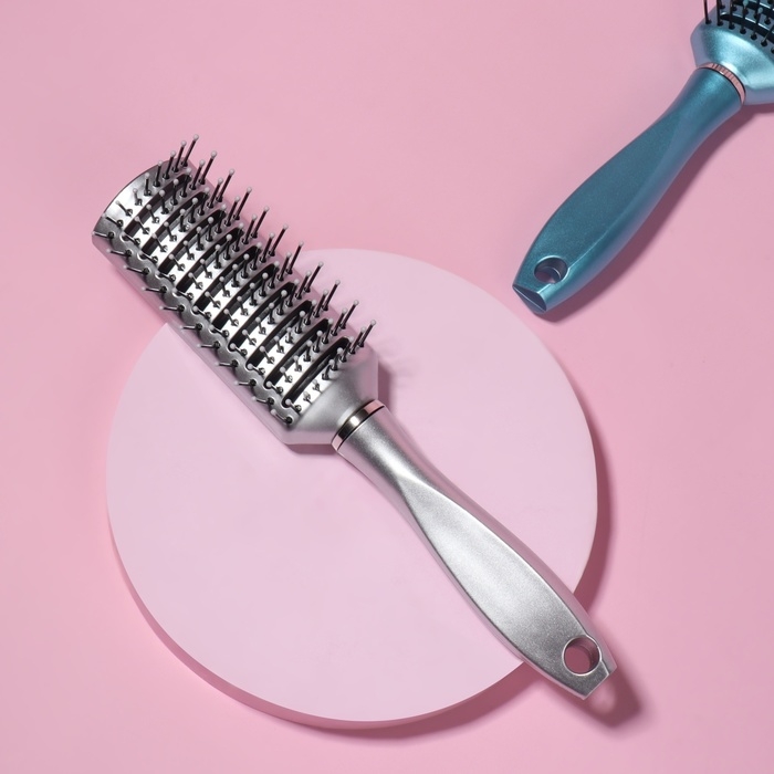 Расчёска массажная, вентилируемая, 5 × 22 см, цвет МИКС Расчёска массажная, вентилируемая, 5 × 22 см, цвет МИКС