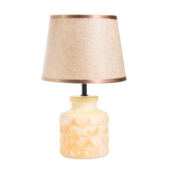 Настольная лампа "Элой" Е14 40Вт оранжевый 20х20х33см RISALUX