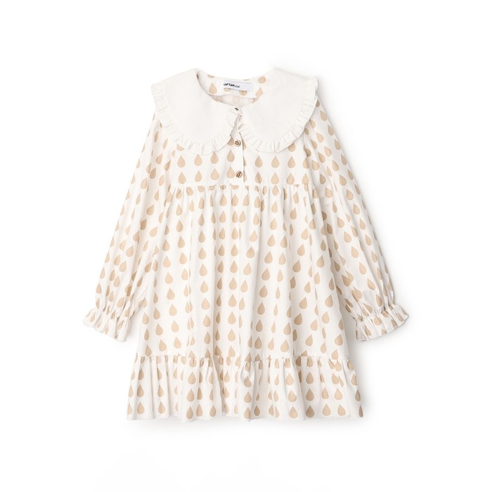 Платье детское с воротником KAFTAN Платье детское с воротником KAFTAN "Капелька" р.28 (86-92 см)