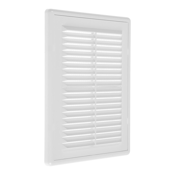 Решетка вентиляционная ZEIN Люкс ЛР150, 150 x 200 мм, с сеткой, разъемная