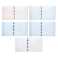 Набор обложек ПЭ 5 штук, 280 x 500 мм, 200 мкм, для учебников, универсальная, с закладкой, МИКС Набор обложек ПЭ 5 штук, 280 x 500 мм, 200 мкм, для учебников, универсальная, с закладкой, МИКС