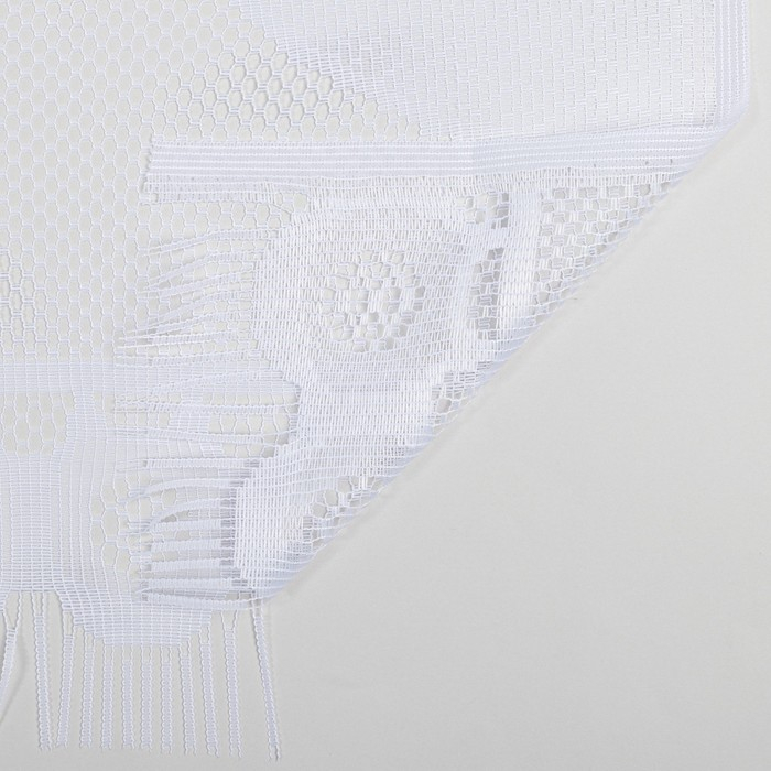 Штора 170х160 см, белый, 100% п/э, без шторной ленты