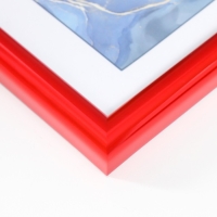 Фоторамка пластик "Радуга" 10х15 см, красный Фоторамка пластик "Радуга" 10х15 см, красный