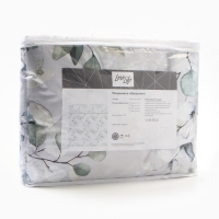 Покрывало LoveLife евро макси &laquo;Эвкалипт&raquo;, 240х210&plusmn;5см, микрофайбер, 100% п/э