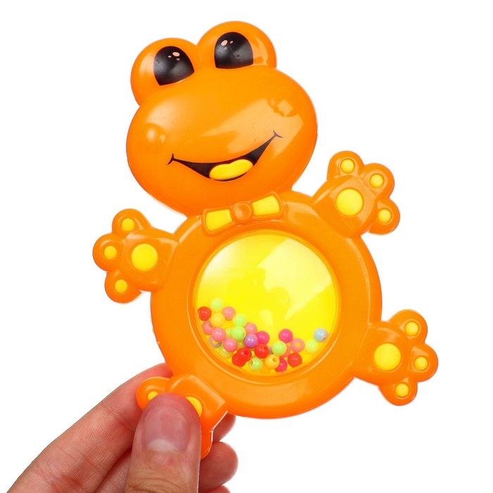 Набор погремушек &laquo;Лягушка и гусеничка - цепочка&raquo;, 2 шт., Крошка