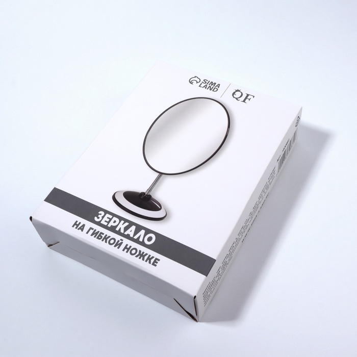 Зеркало настольное &laquo;Овал&raquo;, на гибкой ножке, зеркальная поверхность 15,2 &times; 18,7 см, цвет МИКС