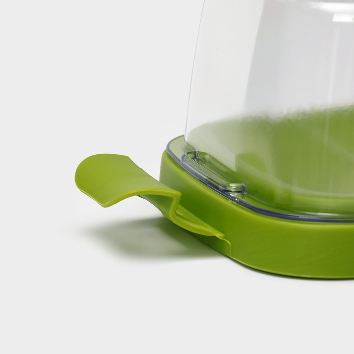 Маслёнка «Летиция», пластиковая, 16,3×10,1×6,5 см, цвет оливковый Маслёнка «Летиция», пластиковая, 16,3×10,1×6,5 см, цвет оливковый