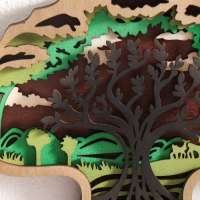 Панно интерьерное дерево "Древо жизни" 13,8х17,4 см Панно интерьерное дерево "Древо жизни" 13,8х17,4 см