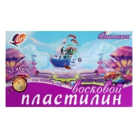 Пластилин мягкий (восковой), 32 цвета, 475 г, "Фантазия", МИКС Пластилин мягкий (восковой), 32 цвета, 475 г, "Фантазия", МИКС