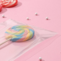 Набор пакетиков для упаковки леденцов, 100 шт, 12,5×17 см, цвет прозрачный Набор пакетиков для упаковки леденцов, 100 шт, 12,5×17 см, цвет прозрачный