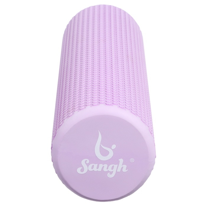 Ролик массажный Sangh, 60х15 см, цвет фиолетовый Ролик массажный Sangh, 60х15 см, цвет фиолетовый