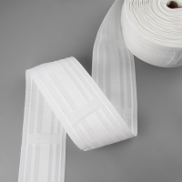 Шторная лента, матовая, 8,5 см, 25 ± 1 м, цвет белый Шторная лента, матовая, 8,5 см, 25 ± 1 м, цвет белый