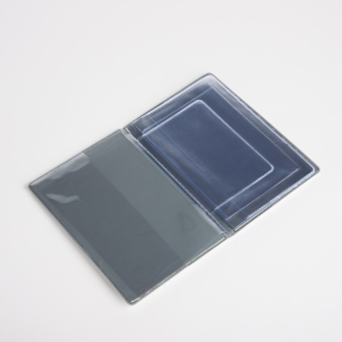 Обложка для автодокументов, цвет чёрный/белый Обложка для автодокументов, цвет чёрный/белый