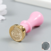 Печать для сургуча с пластиковой ручкой "Ракушка" 2,5х2,5 см Печать для сургуча с пластиковой ручкой "Ракушка" 2,5х2,5 см