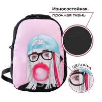 Рюкзак школьный, эргономичная спинка  &laquo;1 сентября: Girl&raquo; 39x32x14 см
