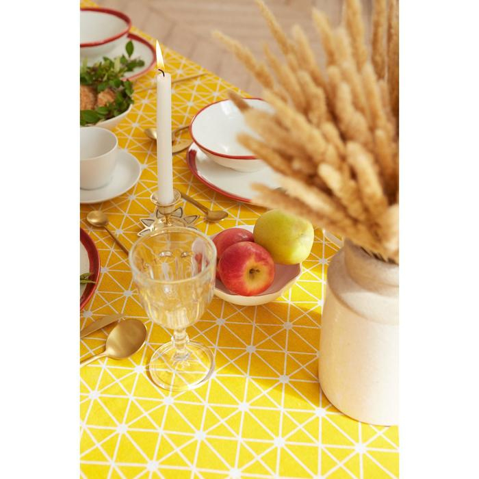 Скатерть Доляна "Паутина" 145х200&plusmn;3см,100%пэ, рогожка 130 гр/м