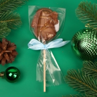 Новый год. Фигура из молочного шоколада "Снежная баба", на палочке , 20 г ± 5 % Новый год. Фигура из молочного шоколада "Снежная баба", на палочке , 20 г ± 5 %