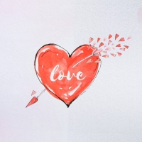 Коробка подарочная складная, упаковка, &laquo;Любовь вокруг&raquo;, 31 х 25.5 х 16 см