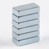 Магнит неодимовый &laquo;Прямоугольник&raquo;, размер &mdash; 1 шт. 2 &times; 1 &times; 0,5 см, набор 6 шт.