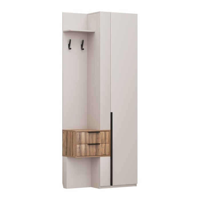 Прихожая Чарли 5, 898х355х2205, Кашемир/Авелано Прихожая Чарли 5, 898х355х2205, Кашемир/Авелано