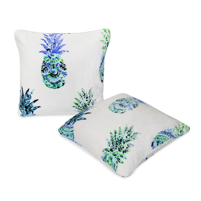 Наволочка декоративная Ананас 40х40см, велсофт, 280г/м пэ100% Наволочка декоративная Ананас 40х40см, велсофт, 280г/м пэ100%