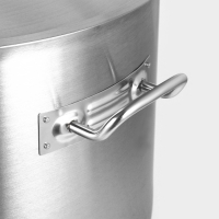 Кастрюля из нержавеющей стали Hanna Knovell, 47 л, d=45 см, h=28 см, толщина стенки 1 мм, металлическая крышка Кастрюля из нержавеющей стали Hanna Knovell, 47 л, d=45 см, h=28 см, толщина стенки 1 мм, металлическая крышка