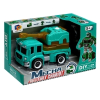 Конструктор винтовой &laquo;Военная техника&raquo;, 2 в 1 робот-машина