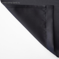 Штора портьерная Witerra Матовый 135х260см, черный, блэкаут, пэ100%