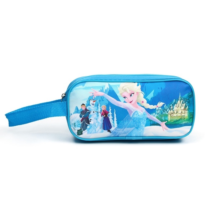 Сумка детская на молнии 22&times;11&times;1,5 см для девочки, косметичка, Холодное сердце