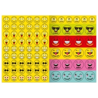 Наклейки - оценки «Смайлики», 150 наклеек Наклейки - оценки «Смайлики», 150 наклеек