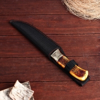 Нож охотничий "Бьёрг" 27,5см, клинок 157мм/3,6мм, с рисунком Нож охотничий "Бьёрг" 27,5см, клинок 157мм/3,6мм, с рисунком