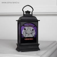 Светодиодная фигура &laquo;Фонарь с замком&raquo; 6 &times; 13 &times; 4 см, пластик, батарейки AG13х3 (нет в комплекте), свечение тёплое белое