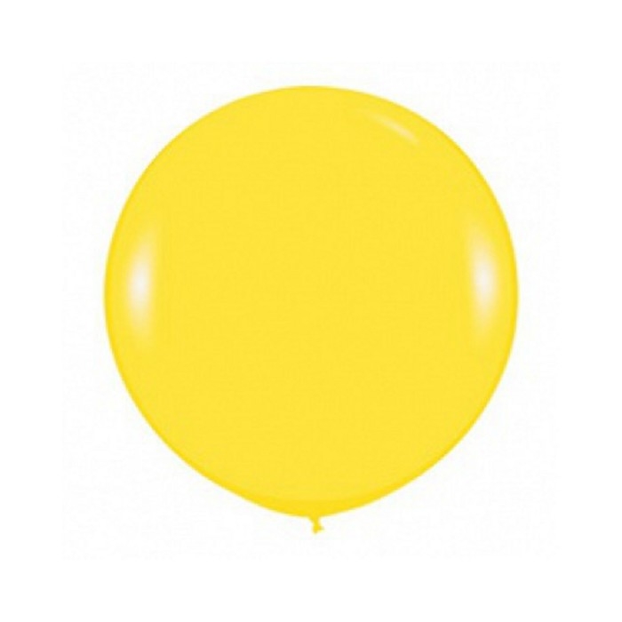 Шар латексный 36", пастель, цвет жёлтый, 1 шт.